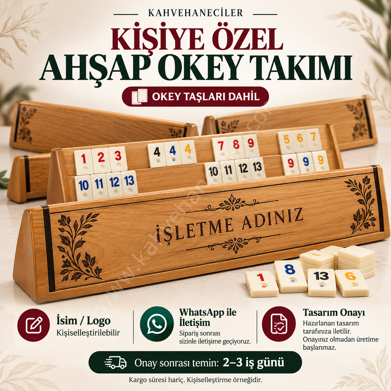 Kişiye Özel Ahşap Istaka ve Tavla: İsim ve Logo Rehberi