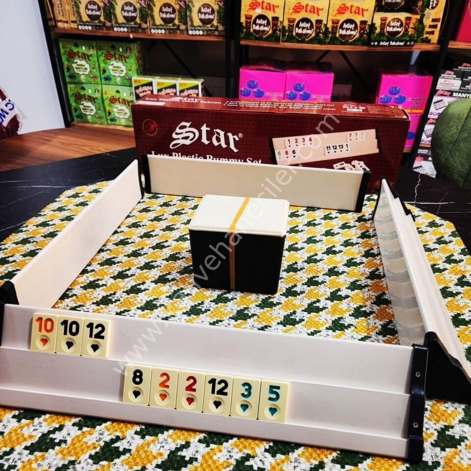 Star Lüx Plastik Okey Takımı - Kahvehaneciler