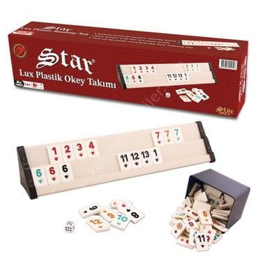 Star Lüx Plastik Okey Takımı - Kahvehaneciler