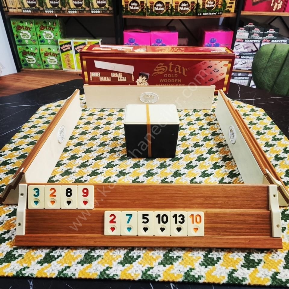 STAR GOLD AHŞAP OKEY TAKIMI