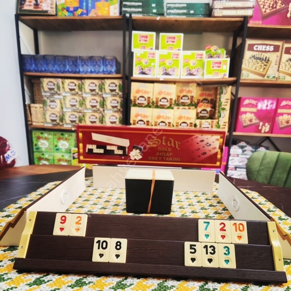 STAR GOLD AHŞAP OKEY TAKIMI