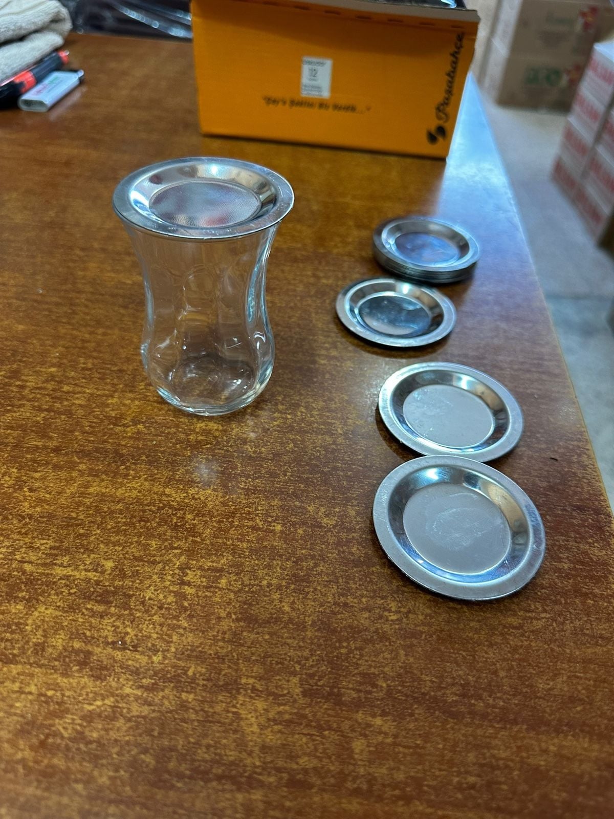ÇAY BARDAĞI KAPAK 12 ADET