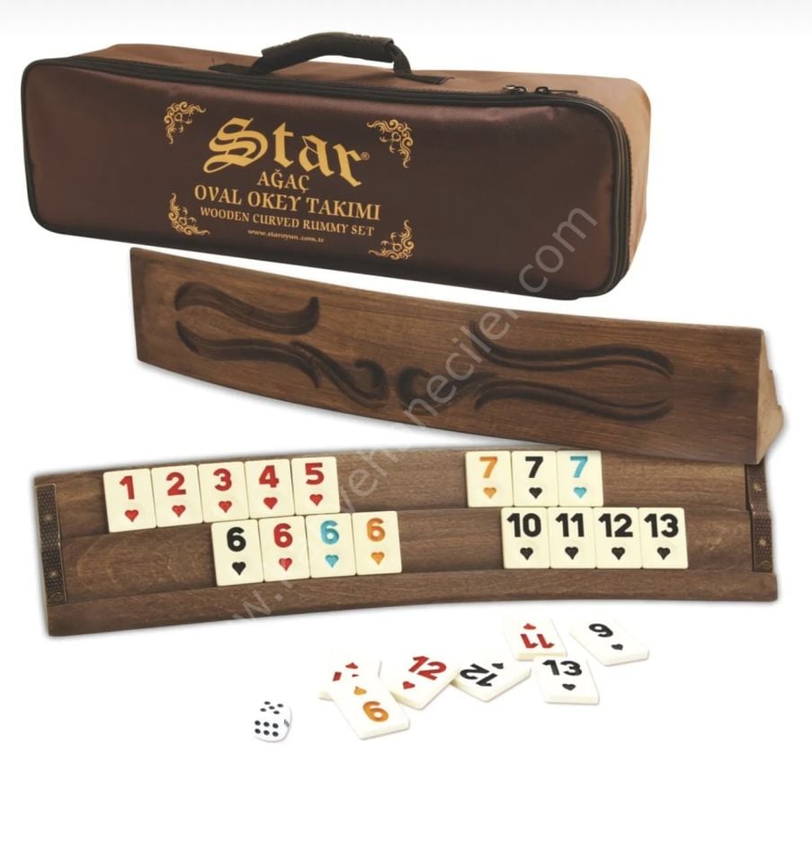 STAR AĞAÇ OVAL OKEY TAKIMI