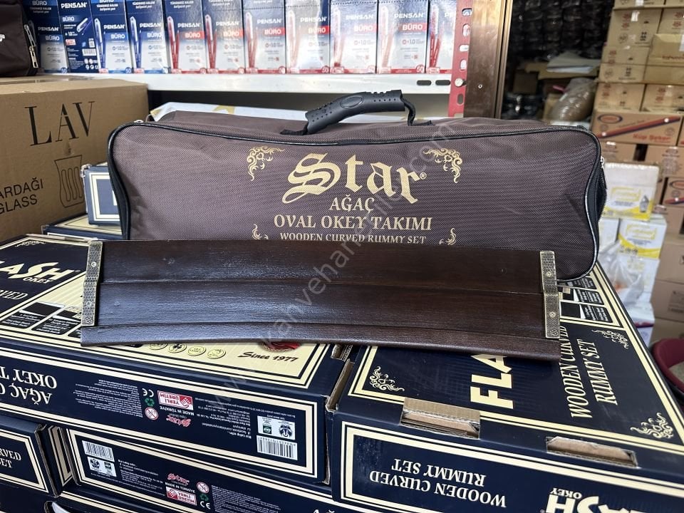 STAR AĞAÇ OVAL OKEY TAKIMI
