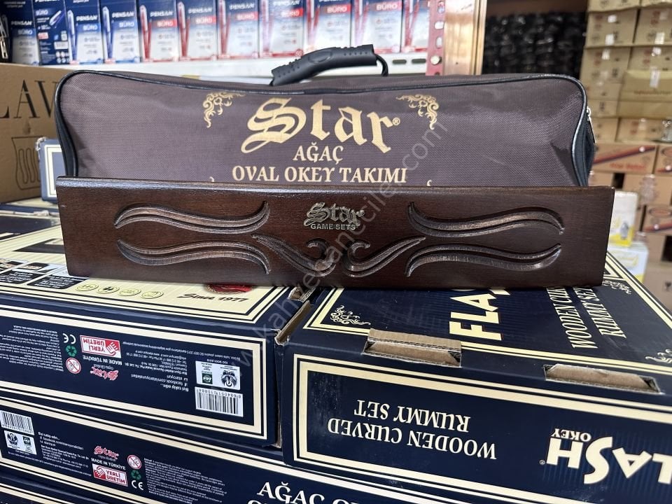 STAR AĞAÇ OVAL OKEY TAKIMI