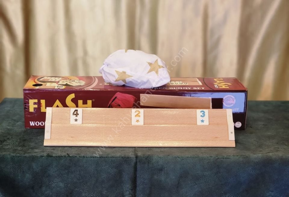 FLASH AHŞAP OKEY TAKIMI