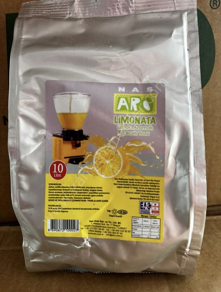 Aro Soğuk Limonata 10 Litre