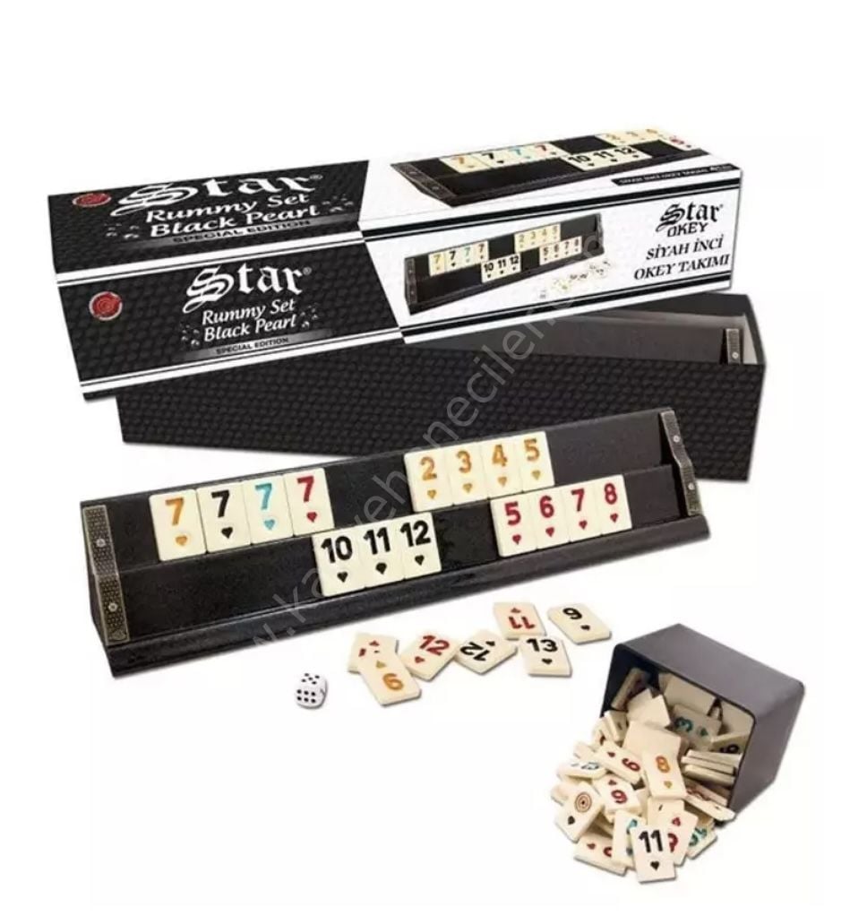 STAR SİYAH İNCİ OKEY TAKIMI