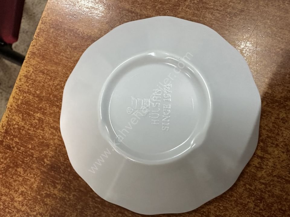 KÜLSAN ÇAY TABAĞI BEYAZ 1 ADET