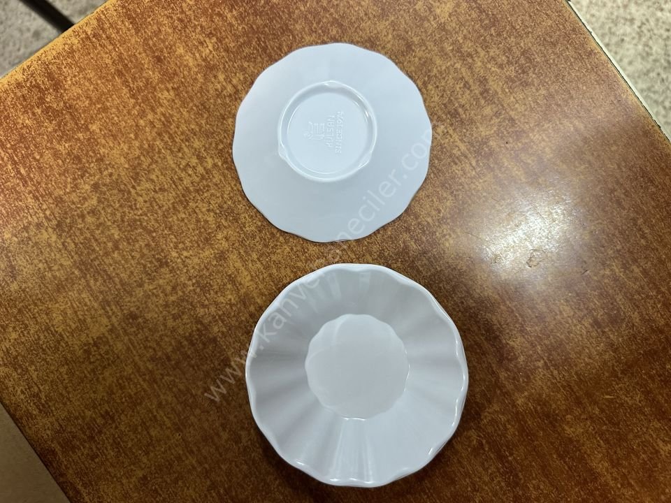 Külsan Çay Tabağı Beyaz 1 Adet