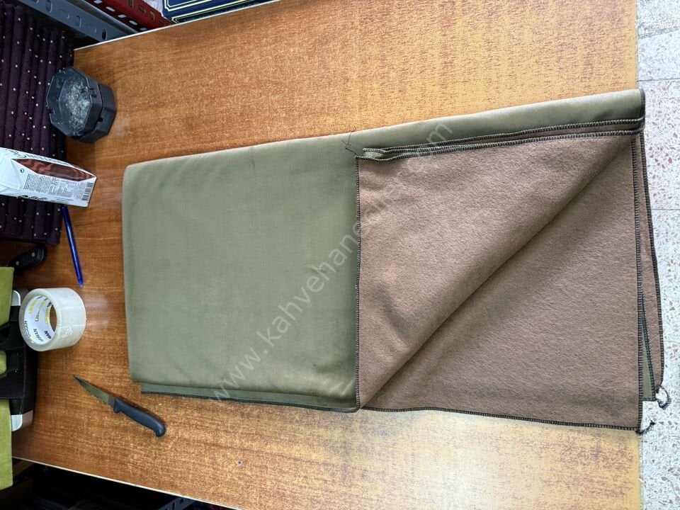 KAHVERENGİ KAHVECİ  MASA ÖRTÜSÜ 140x140CM