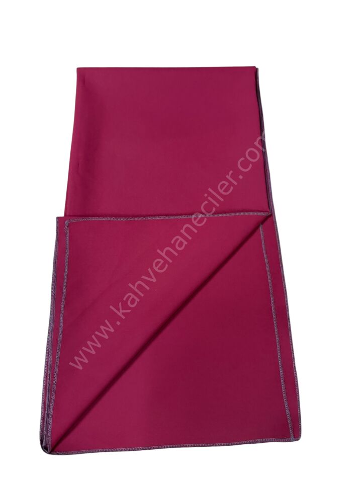BORDO KADİFE  MASA ÖRTÜSÜ 140x140CM