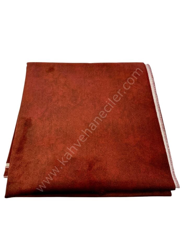 BORDO KADİFE  MASA ÖRTÜSÜ 140x140CM