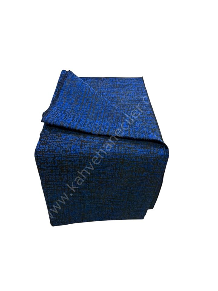 MAVİ KAHVECİ  MASA ÖRTÜSÜ 140x140CM