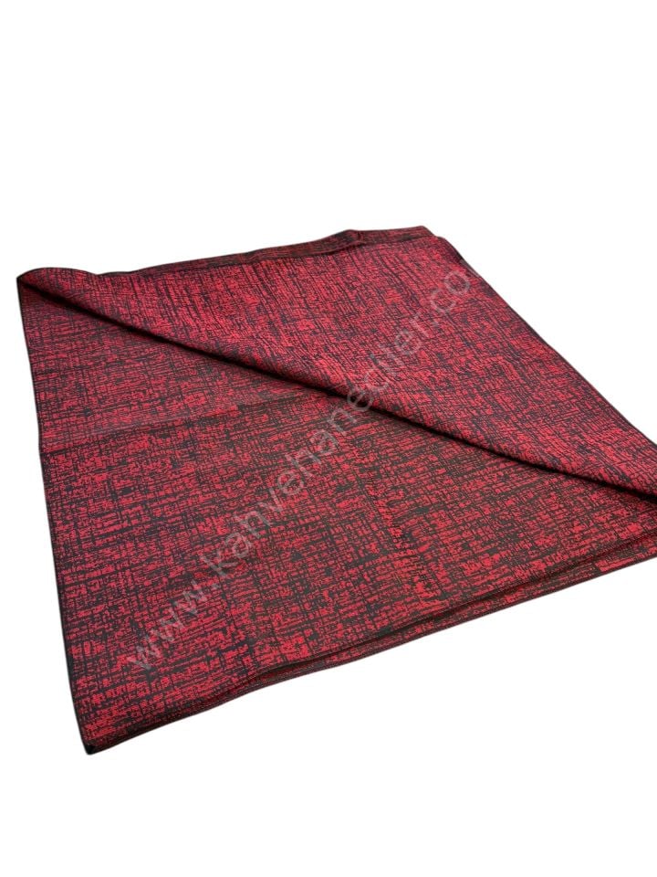BORDO  KAHVECİ  CİFT TARAFLİ MASA ÖRTÜSÜ  140x140CM