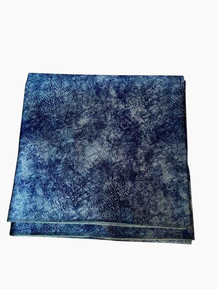 DENİZ MAVİSİ KAHVECİ  MASA ÖRTÜSÜ 140x140CM