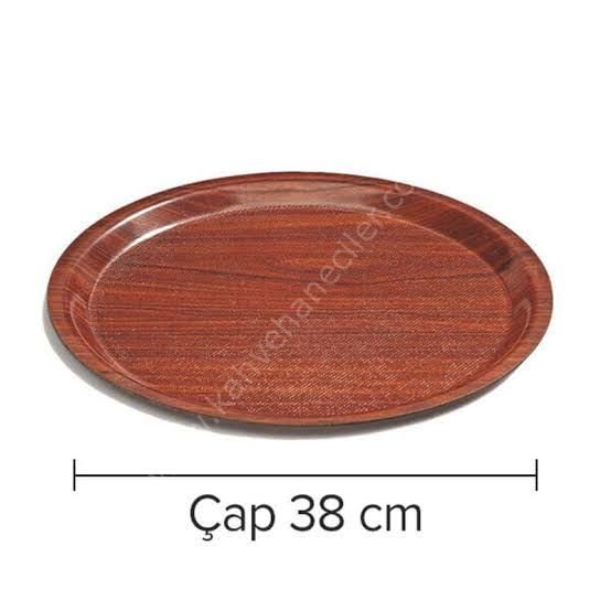 KAYDIRMAZ ÇAY TEPSİSİ 38 CM