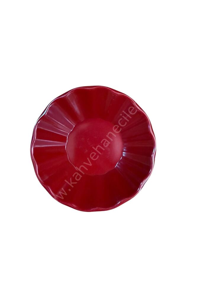 Külsan Çay Tabağı Kırmızı 1 Adet