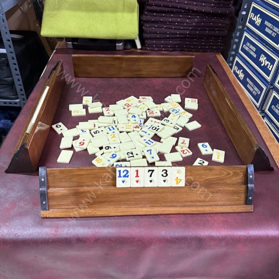 CEVİZ AHŞAP OKEY TAKIMI