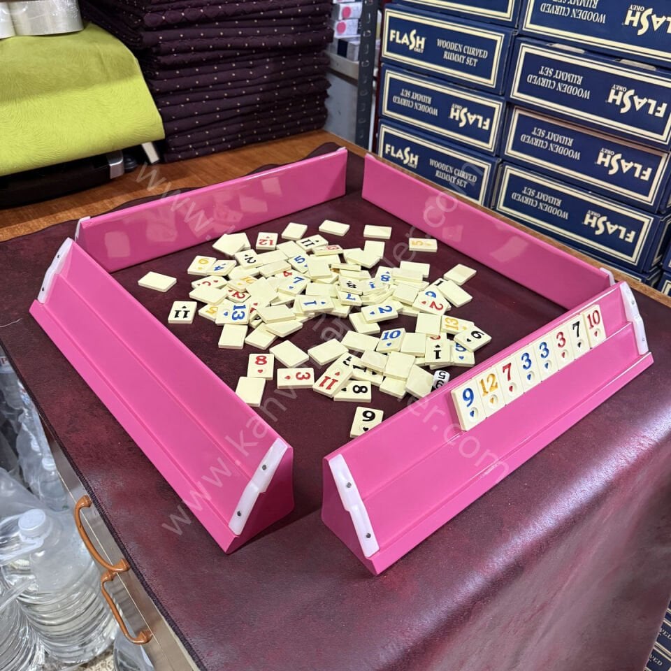 PEMBE  AHŞAP OKEY TAKIMI