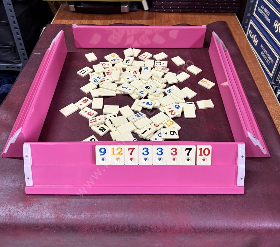 PEMBE  AHŞAP OKEY TAKIMI