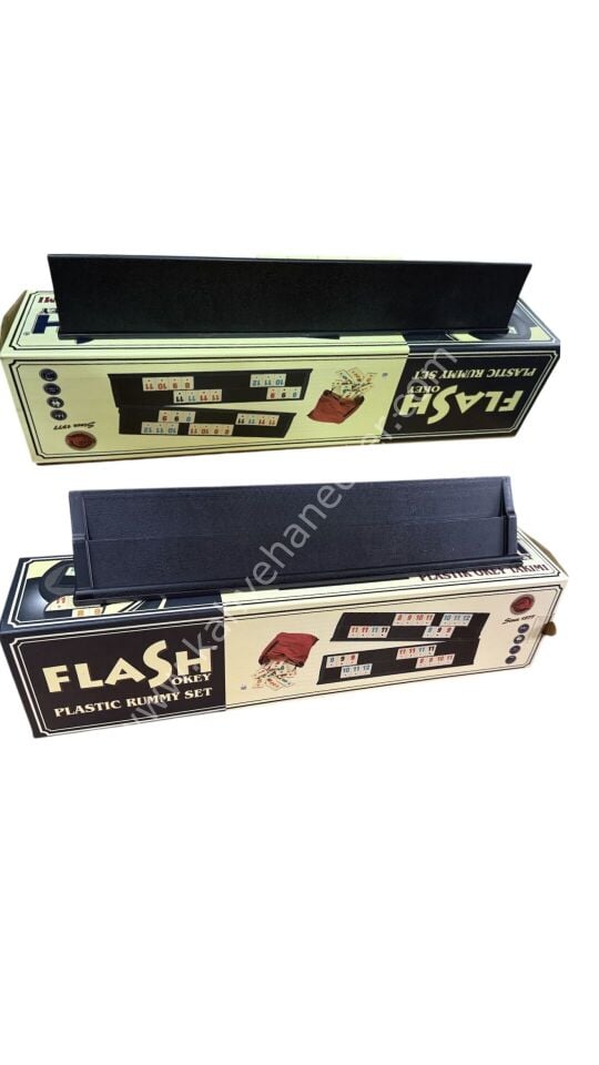 Flash Siyah Plastik Okey Istakası (Taş Hariç)