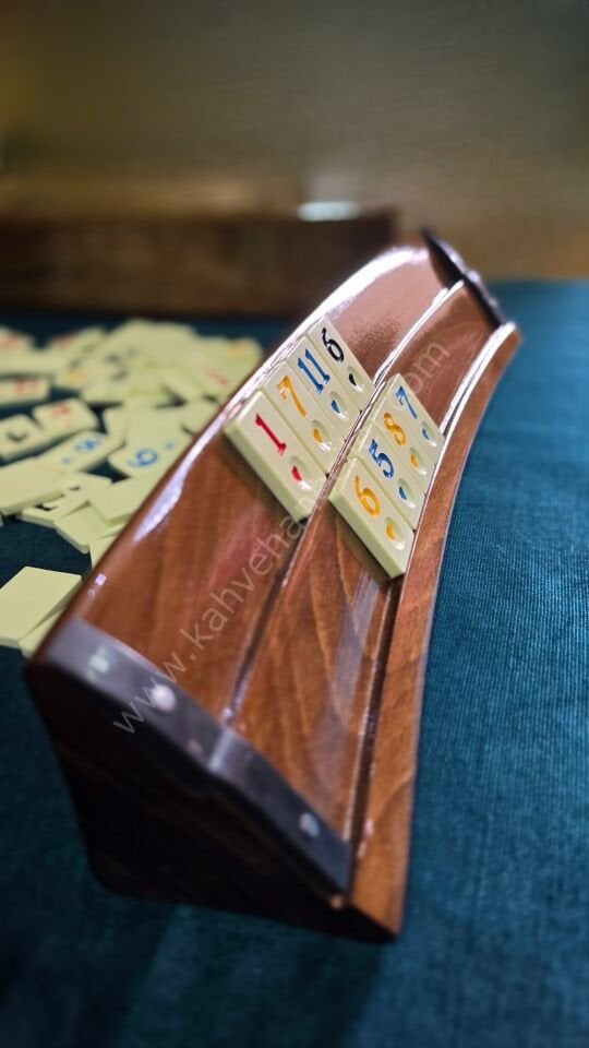 Oval Ahşap  Okey Takımı